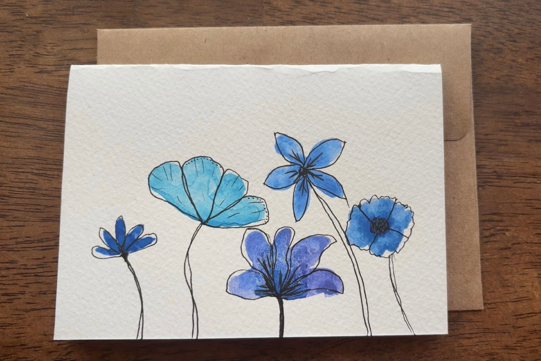 Watercolor card