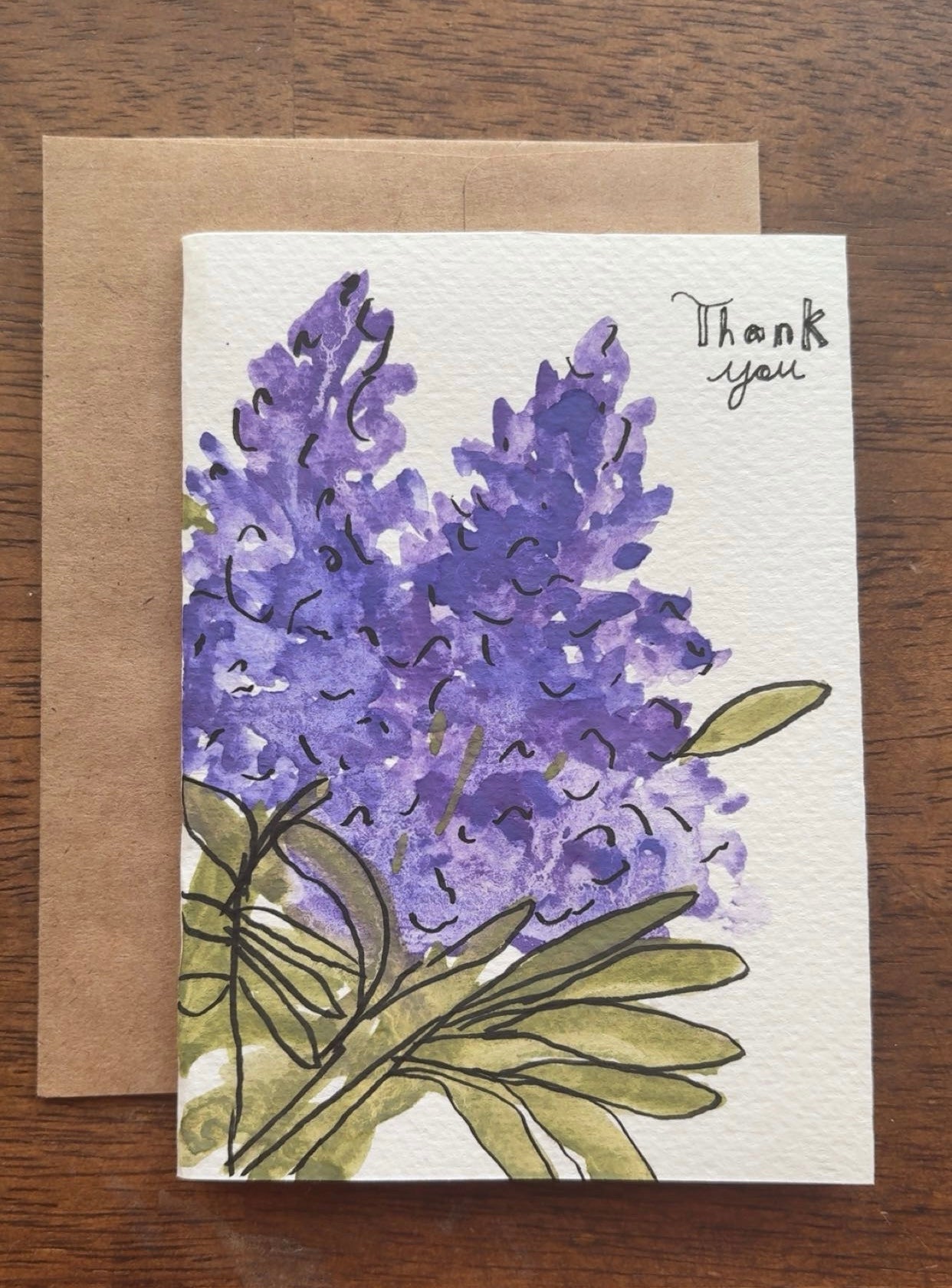 Thank you card