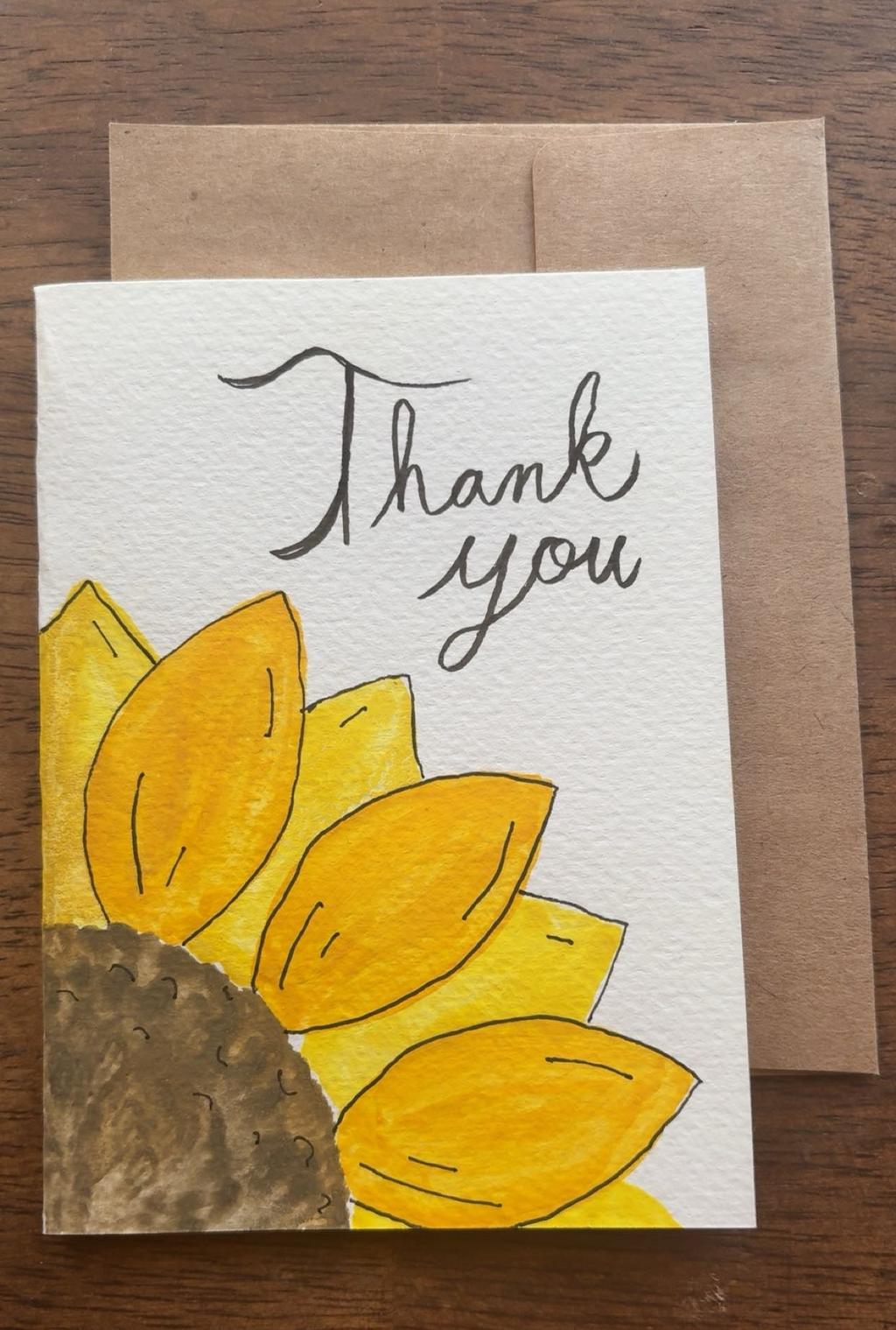 Thank you card