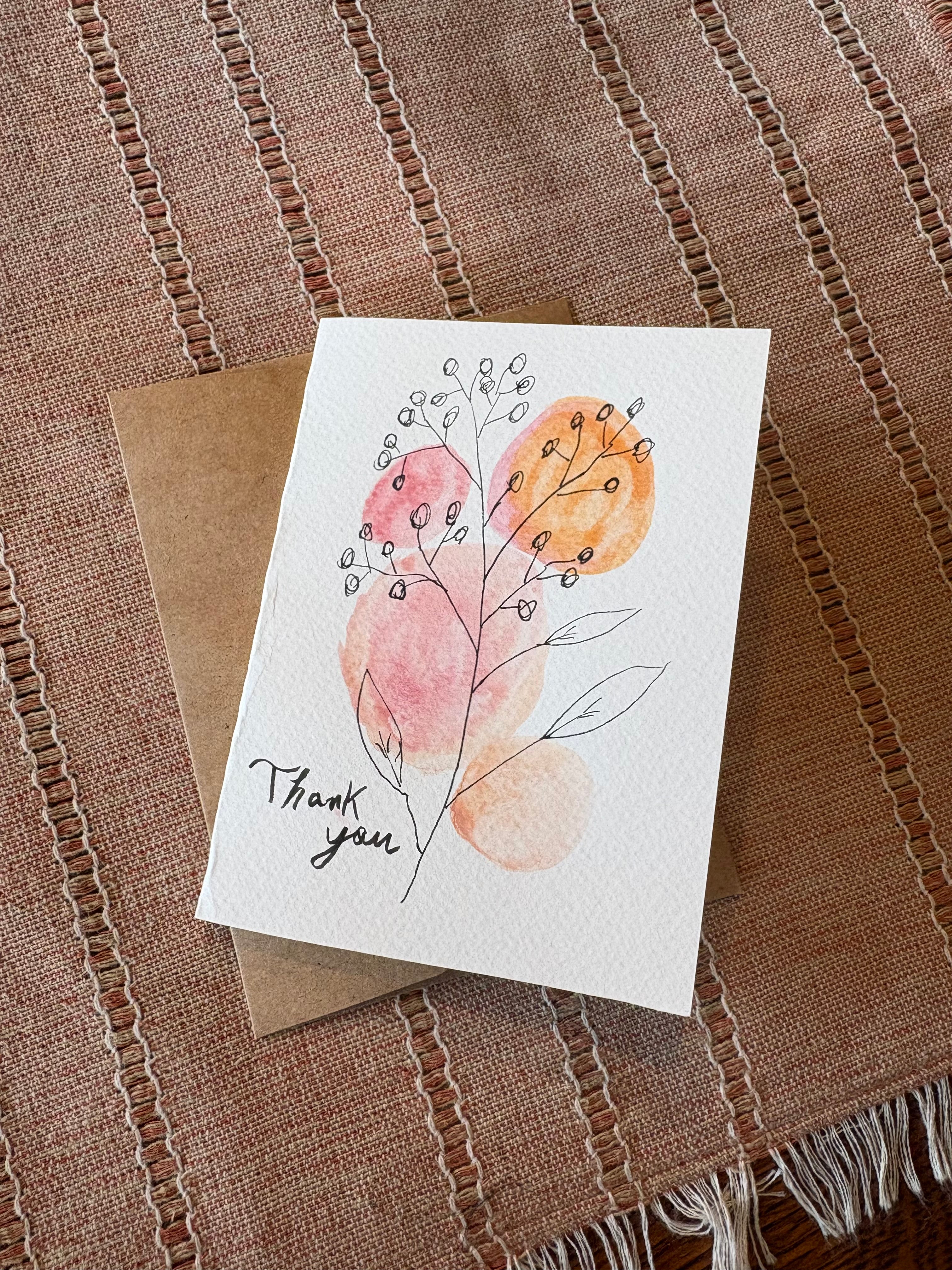 Thank you card